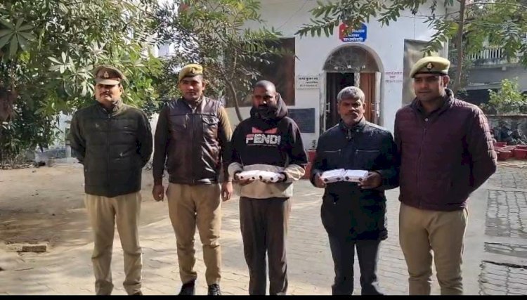 रायबरेली- ऊंचाहार पुलिस को बड़ी सफलता: ज्वेलरी दुकान में चोरी करने वाले दो शातिर चोर गिरफ्तार