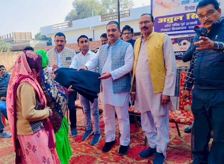 रायबरेली-गरीबों की सेवा ही सबसे बड़ी पूजा-अतुल सिंह 