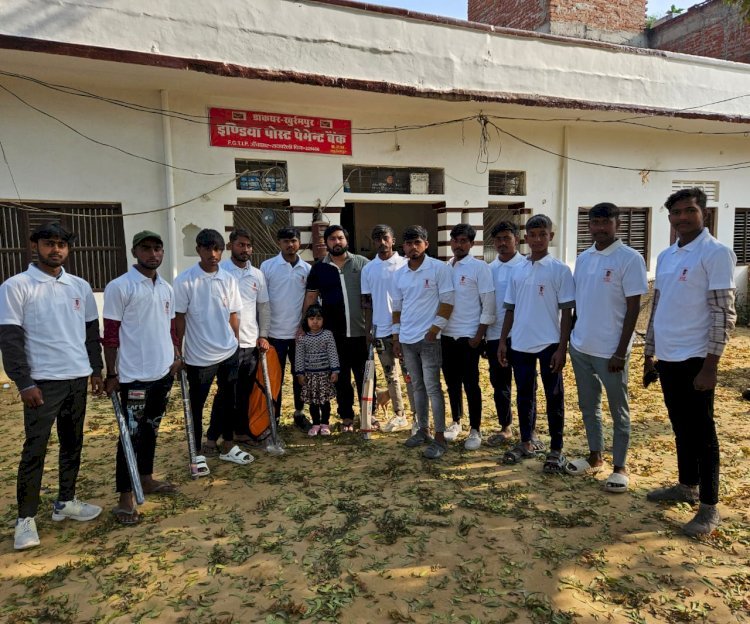 रायबरेली-खेल किट से गांवों में पूरा होगा युवाओं का सपना-विदुर तिवारी