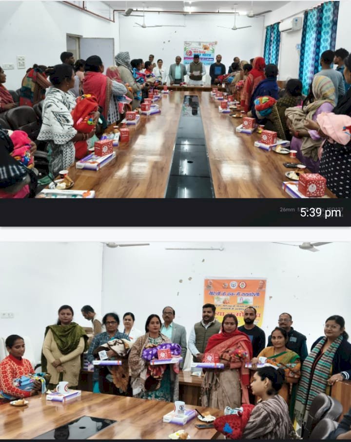 रायबरेली - 21 नवजात कन्याओं का मनाया गया कन्या जन्मोत्सव