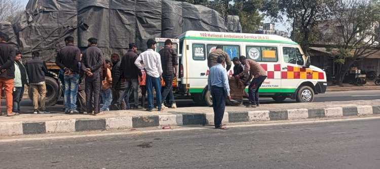 रायबरेली: तेज रफ्तार स्कॉर्पियो ने मोटरसाइकिल सवार को मारी टक्कर, हालत गंभीर