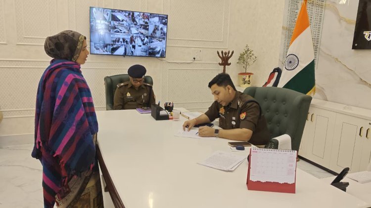 रायबरेली- जनता दरबार लगाकर नवागंतुक एसपी रवि कुमार ने सुनी समस्याएं 