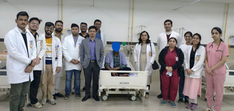 एम्स रायबरेली ने एंडोस्कोपी और कोब्लेशन टेक्नोलॉजी से एक जटिल नेज़ोफेरिंजियल ट्यूमर को बिना किसी बाहरी निशान से पूरी तरह हटाया