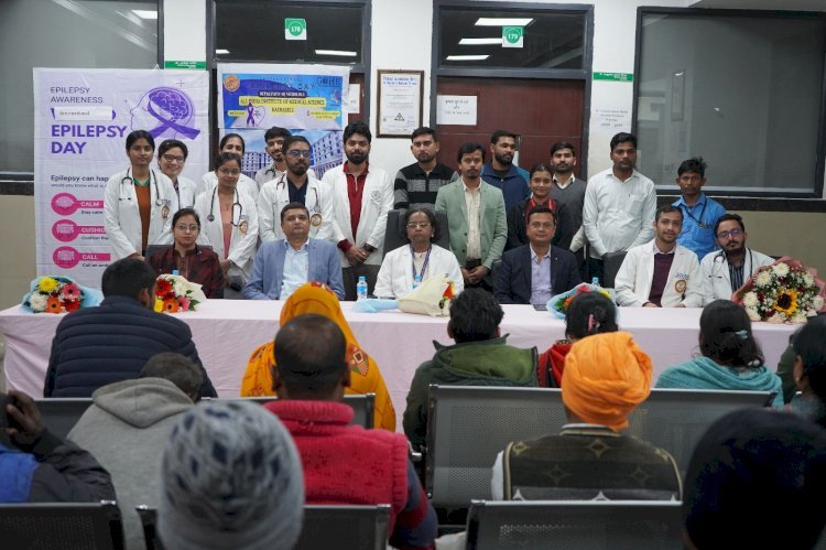 रायबरेली-विश्व मिर्गी दिवस पर एम्स रायबरेली में जागरूकता कार्यक्रम आयोजित