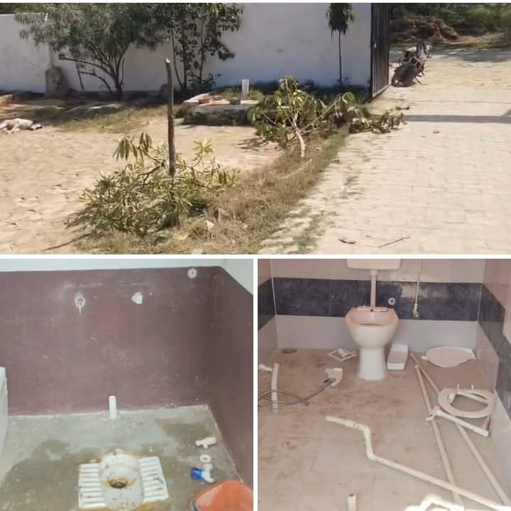 रायबरेली-सरकारी स्कूल में देखने को मिला दबंगो का अपार तांडव