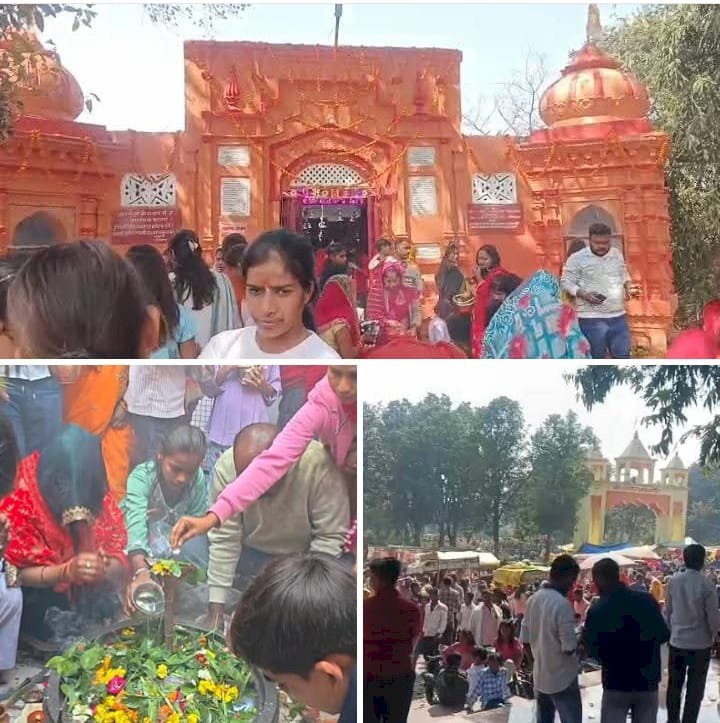 रायबरेली शिव मंदिरों में उमड़ा आस्था का जनसैलाब, हुआ जलाभिषेक