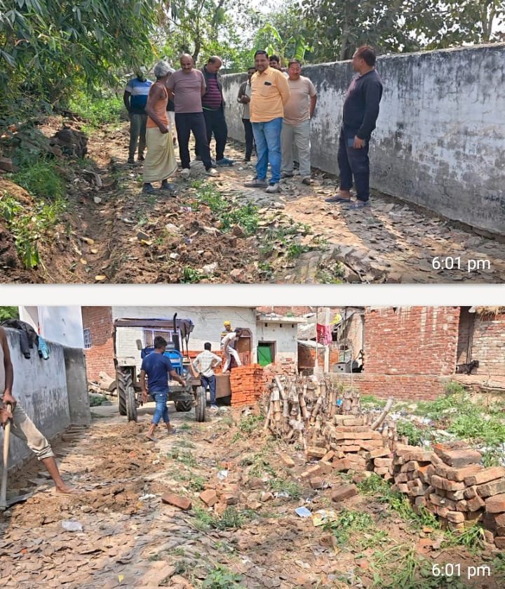 रायबरेली-ग्रामीणों की गंभीर समस्या का पूर्व विधायक ने 12 घंटे के अंदर किया निदान