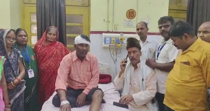 रायबरेली-स्कॉर्पियो सवार दबंग बदमाशों ने व्यापारी पर धारदार हथियार से किया हमला