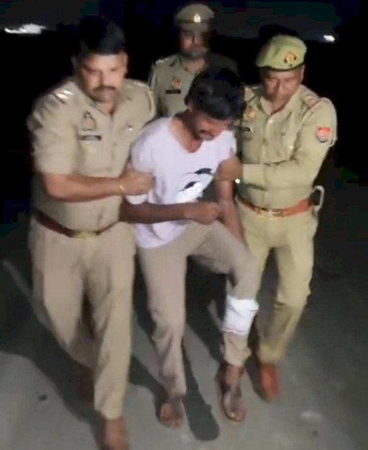 रायबरेली-वाहन चेकिंग के दौरान पुलिस-बदमाशों में मुठभेड़, 5 लुटेरे गिरफ्तार