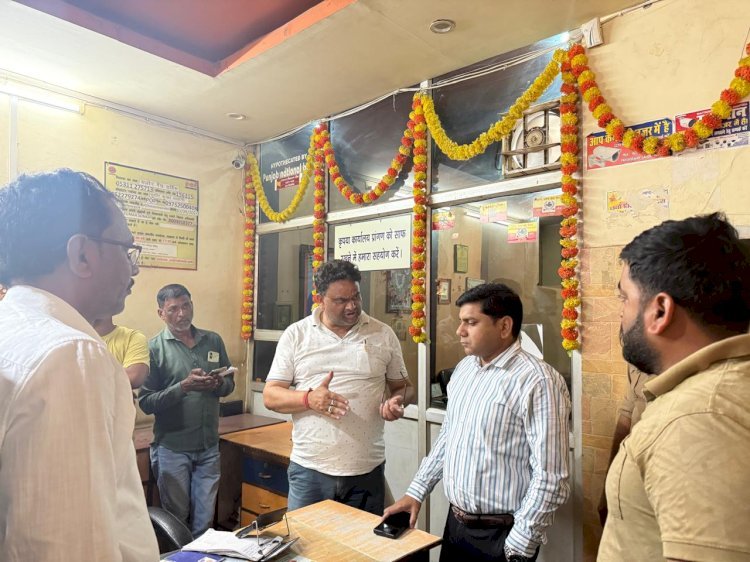 जनपद में गैस एजेंसियों का किया गया औचक निरीक्षण