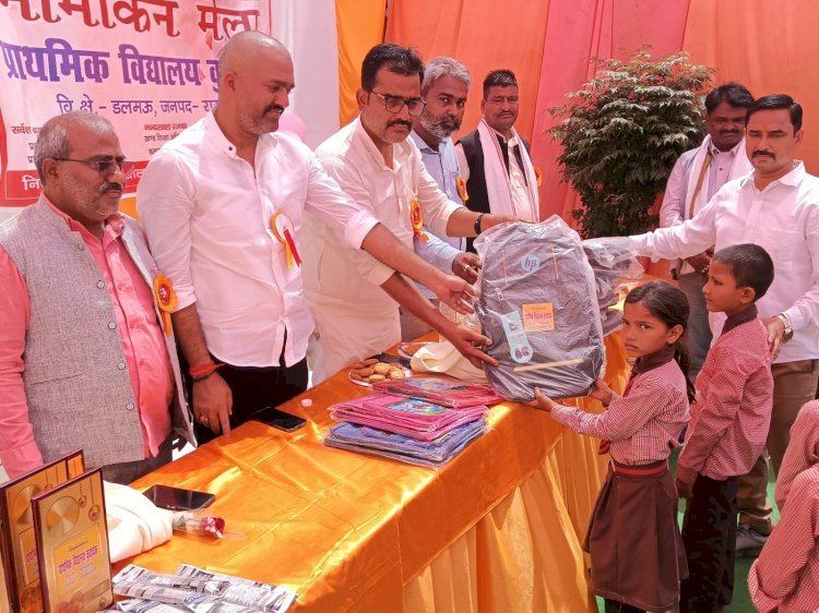 रायबरेली-प्राथमिक विद्यालय कुढा़ चक में मनाया गया वार्षिकोत्सव एवं नामांकन मेला