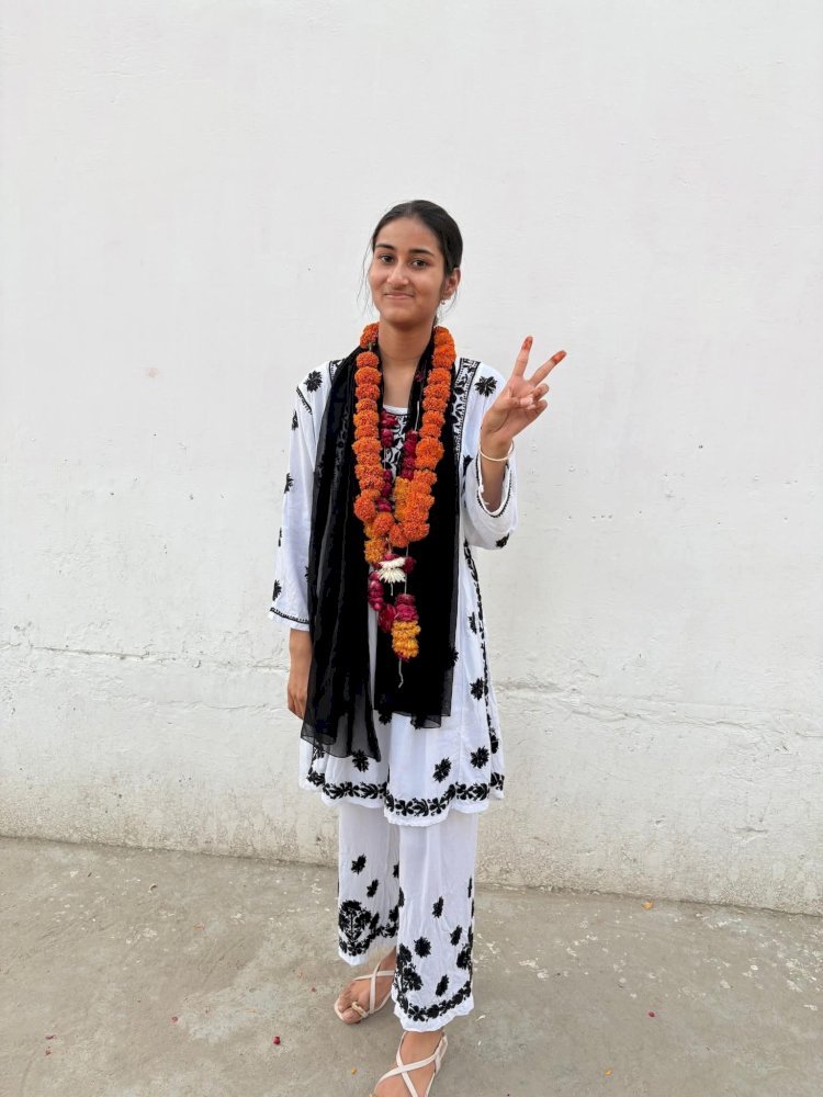 रायबरेली-पत्रकार की की बेटी ने जिले में लहराया परचम,पिता का बढ़ाया मान