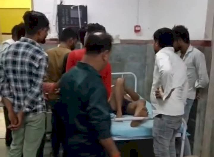 रायबरेली-छोटा हाथी की टक्कर से बाइक सवार दो युवक घायल