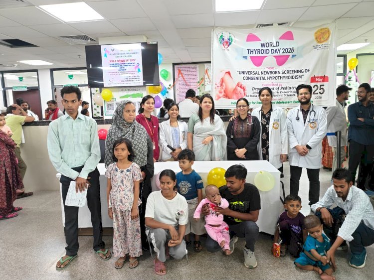 रायबरेली-जन्मजात हाइपोथायरॉयडिज्म की समय पर पहचान एवं उपचार बच्चों के शारीरिक एवं मानसिक विकास के लिए अत्यंत आवश्यक: डॉ० अमिता जैन