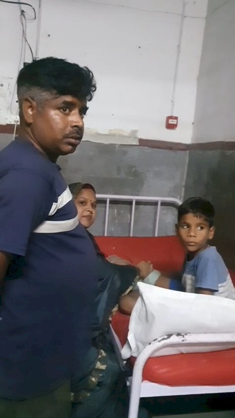 नव वर्षीय बालक को सर्प ने डसा, किया गया इलाज