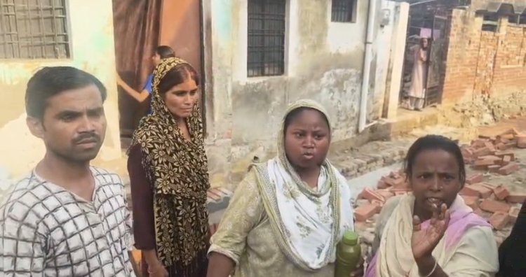 रायबरेली-नाली निर्माण को लेकर बढ़ा विवाद, मोहल्लेवासियों ने दबंगों पर लगाया कार्य रुकवाने का आरोप