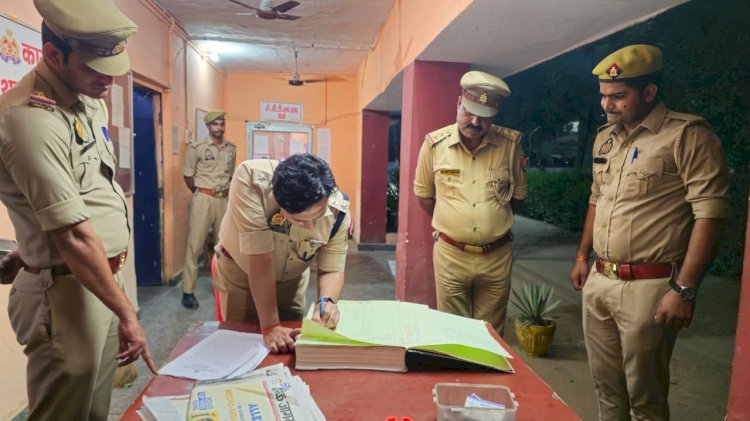 रायबरेली एसपी ने थाना जगतपुर का किया आकस्मिक निरीक्षण