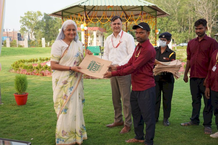 विश्व पर्यावरण दिवस के अवसर पर एम्स रायबरेली कैंपस को सिंगल-यूज प्लास्टिक फ्री जोन बनाने का संकल्प