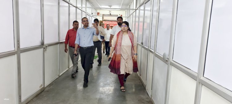 जिलाधिकारी ने रायबरेली विकास प्राधिकरण कार्यालय का किया निरीक्षण