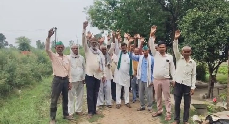 रायबरेली-माइनर में पानी न आने से सूख रही धान की फसल, किसानों ने आंदोलन का किया ऐलान