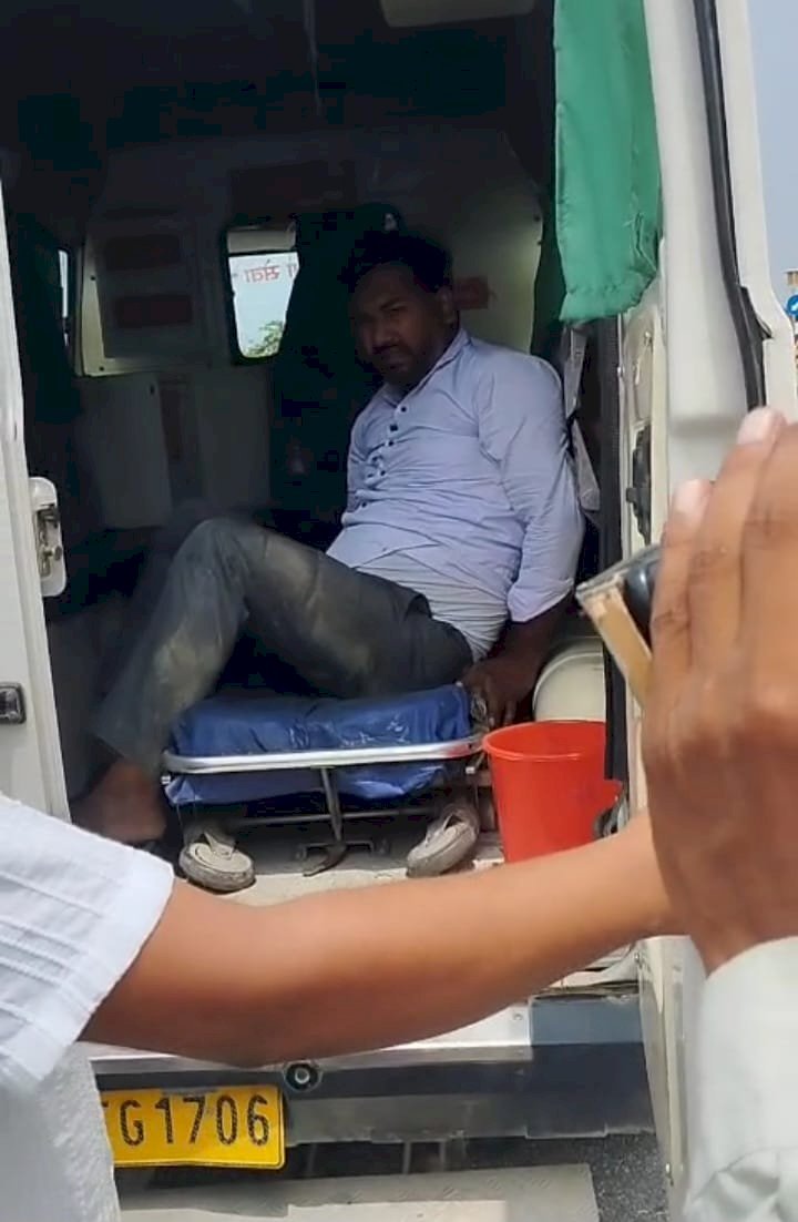 रायबरेली अज्ञात कार ने बाइक सवार युवक को मारी जोरदार टक्कर, गंभीर रूप से घायल