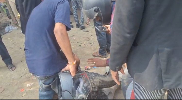 रायबरेली-ऑटो सेंटर पर हेलमेट खरीदने को लेकर विवाद, दुकानदार पर पिटाई का आरोप