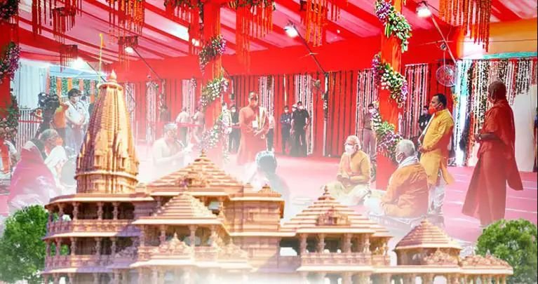 राम मंदिर प्राण प्रतिष्ठा के पहले आमंत्रण के लिए लक्ष्मण नगरी लखनऊ पहुंचा पूजित अक्षत