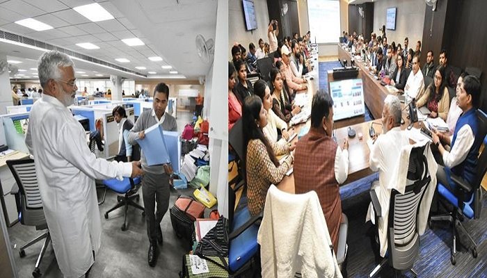 पहले मेन गेट कराया बंद, फिर नमामि गंगे दफ्तर का किया निरीक्षण, जलशक्ति मंत्री के औचक छापे से मचा हड़कंप